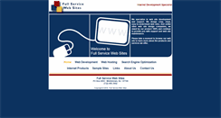 Desktop Screenshot of fullservicewebsites.com